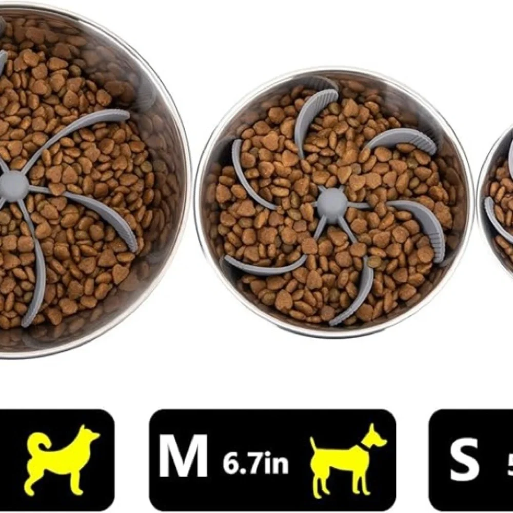 Slow Feeder Dog Bowl Insert